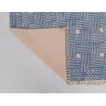 Multi Size Cotton Handblock Printed Indigo Blue and White color Rug -Handmade Block Print Rug - Image 6
