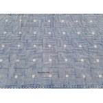 Multi Size Cotton Handblock Printed Indigo Blue and White color Rug -Handmade Block Print Rug - Image 9