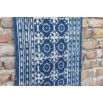 Cotton Indigo Blue Hand Block Print Cotton Runner indian Rug- Washble Pure Cotton Runner Rug Dhurrie - Image 10