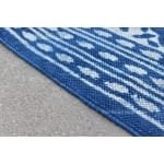 Cotton Indigo Blue Hand Block Print Cotton Runner indian Rug- Washble Pure Cotton Runner Rug Dhurrie - Image 5